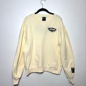 Off White Korean Brand BADBLOOD Women's Pullover Sweater